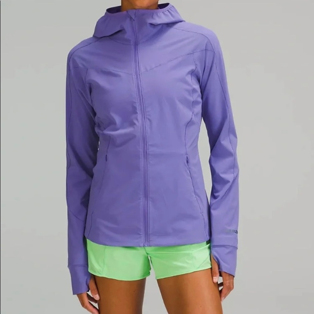 Lululemon Mist Over Windbreaker purple jacket